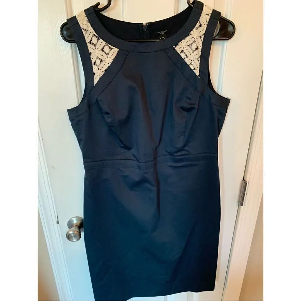 Ann Taylor blue dress size 12p